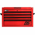 Homak RS Pro 36'' Red 4-Drawer Top Chest RD02036040 571RD02036040